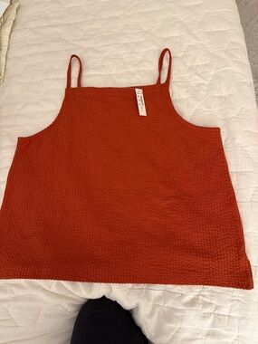 Madewell Tank size small new - burnt orange
